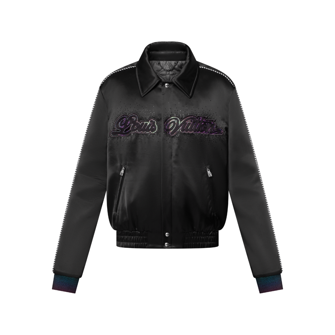 Louis Vuitton アウター　ブルゾン　新作 Embellished Souvenir Blouson - Ready-to-Wear | LOUIS VUITTON